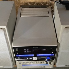 Victor ミニコンポ CD MD カセットテーププレーヤーの画像