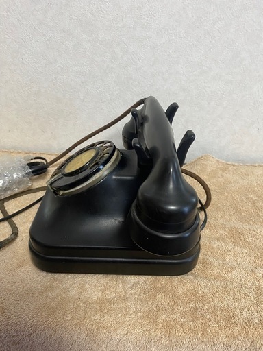 昭和レトロ】3号自動式卓上電話機 黒電話