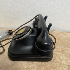 【昭和レトロ】3号自動式卓上電話機　黒電話の画像