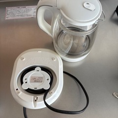 ハゴオギ (HAGOOGI) 電気ケトル 温度調節 ガラス 1.0Lの画像