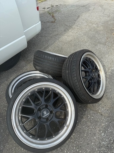  19インチ 9.5J+38 8.5+35 PCD:114.3 5H アルファード/ヴェルファイア,セルシオクラウン,マークx カムリスカイライン GTR