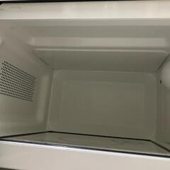 【ミラーデザイン】2021年製　ツインバード　赤外線センサー搭載　フラット庫内　電子レンジ　庫内容量・20Lの画像