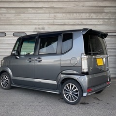 ホンダ N-BOX カスタム Gターボパッケージ  パドルシフト JF1 ガンメタ 車検付き 神戸市よりの画像