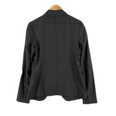 美品 iCB アイシービー 無地 秋冬 AW ノーカラージャケット レーヨン グレー レディース 38【古着】【中古】【送料無料】の画像