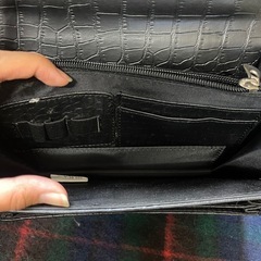 alphard valenti ブラック　ビジネスバック　ハンドバックの画像