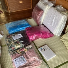 毛布、座布団、シーツの画像