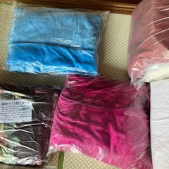 毛布、座布団、シーツの画像