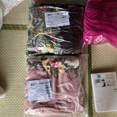 毛布、座布団、シーツの画像