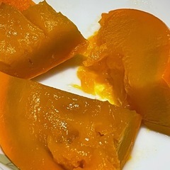 ナチュラルにハート型かぼちゃ出来ました。の画像