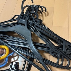 IKEAハンガー　サイズバラバラハンガー　の画像