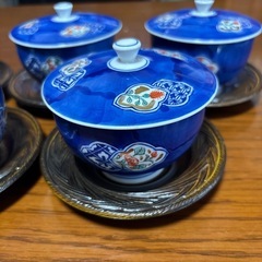 【希少美品】有田焼 鍋島華山 茶器5個セットの画像