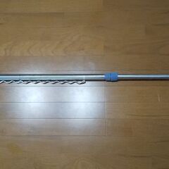 アイリスオーヤマ ステンレス 物干し竿 ハンガー掛け付きの画像