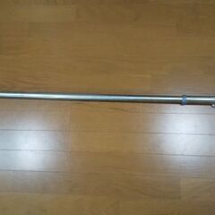 アイリスオーヤマ ステンレス 物干し竿 ハンガー掛け付きの画像