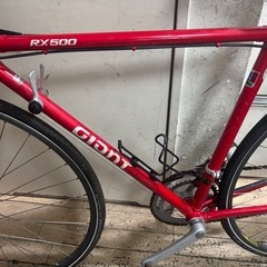 Giant RX 500 レッド クロモリロードバイク の画像