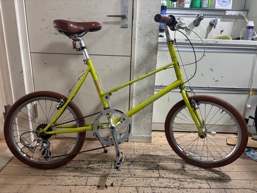 BRUNO ブルーノ ミニベロ ライムグリーン 小径自転車