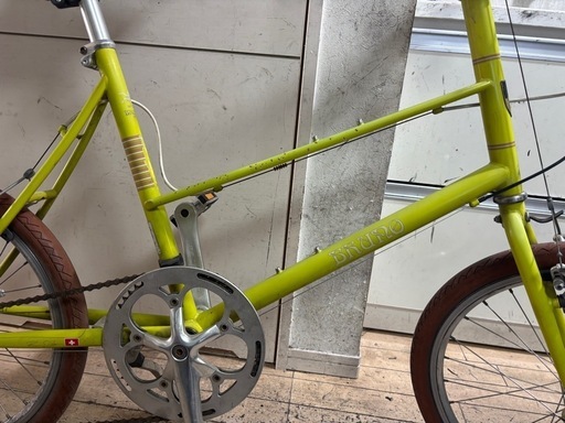 BRUNO ブルーノ　ミニベロ　ライムグリーン 小径自転車 BRUNO ブルーノ ミニベロ ライムグリーン 小径自転車