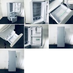 ID:rd24550 【自社配送エリア内限定】日立 HITACHI 冷蔵庫 ファミリー 中古 2017年製 3ドア 315L シルバー ファン式 右開き R-K320GV(S)  【リユース品：状態A】【送料無料】【設置費用無料】の画像