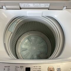 【AQUA】アクア 縦型洗濯機 AQW-S5M 5.0kg 2022年製 全自動電気洗濯機 ホワイト 動作確認済 生活家電 1人暮らし 状態良好 Y2019の画像