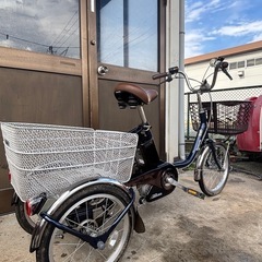 三輪電動アシスト自転車Panasonic ビビライフの画像