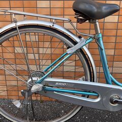 取り引き中　中古整備品　26インチ　オートライト　変速付き　自転車　ブリヂストン　26インチの画像