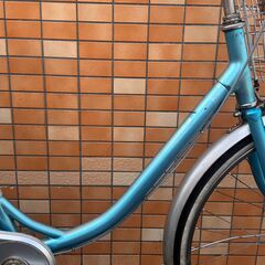 取り引き中　中古整備品　26インチ　オートライト　変速付き　自転車　ブリヂストン　26インチの画像