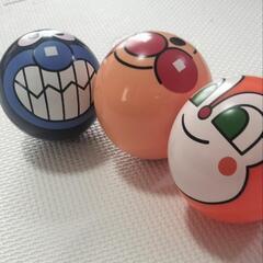 アンパンマン　ゴムボール ３個セットの画像
