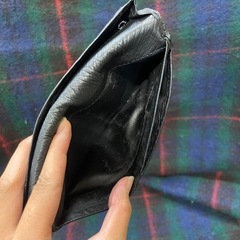 オーストリッチ　長財布　ブラック　 GENUINE OSTRICH SKINの画像