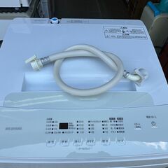 【動作保証あり】IRIS OHYAMA 2022年 IAW-T604E-W 6.0kg 全自動洗濯機【管理KRS790】の画像