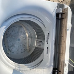 Haier インバーター洗濯機 7kg　ホワイト JW-UD70A(W) 2023年製の画像