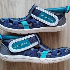 branshes×IFMEコラボ キッズサンダル 18.0cm 洗濯済の画像