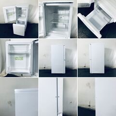 ID:rf00207 シャープ SHARP 冷蔵庫 一人暮らし 中古 2021年製 2ドア 152L ホワイト ファン式 両方開き SJ-D15G-W  【リユース品：状態B】【送料無料】【設置費用無料】の画像