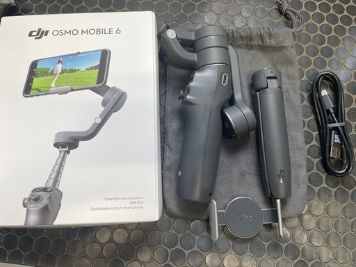 【中古美品】付属品付き　DJI Osmo Mobile 6 ジンバル DJI(ディージェイアイ) / OSMO MOBILE 6/ジンバル | 中古品の