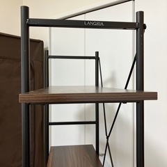 本棚　棚　黒　ブラック　インダストリアルの画像