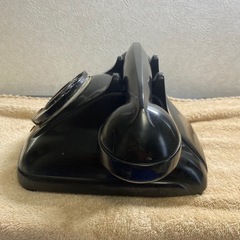 【昭和レトロ】黒電話　4号A自動式　富士通信機製造株式会社　昭和38年の画像