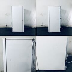 ID:rf00209 アクア AQUA 冷蔵庫 一人暮らし 中古 2017年製 2ドア 157L ホワイト ファン式 右開き AQR-16G(W)  【リユース品：状態B】【送料無料】【設置費用無料】の画像