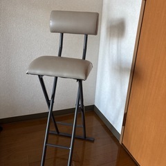 ニトリ 折りたたみ椅子 ハイチェアの画像