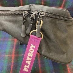 PLAYBOY ボディバッグ ブラック ウエストポーチの画像