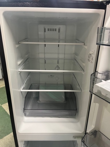 ジャングルジャングル貝塚店 153L冷蔵庫  東芝 GR-U15BS 2022年製 2ドア冷蔵庫 ブラック 黒 一人暮らし 洗浄済み 