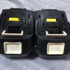 マキタ18vバッテリーBL1840、中古品２個の画像