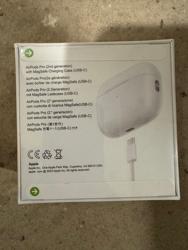 匿名配送　新品 未開封　送料無料　AirPods Pro2 本体　互換品　シリアル番号あり