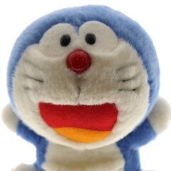 【希少】ドラえもん　ぬいぐるみ　BANDAI　当時品　レトロ　昭和レア  タグ付きの画像