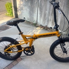 HUMMER(ハマー) FDB206FAT-BIKE 20インチ 極太3.0タイヤ 折りたたみ式 の画像