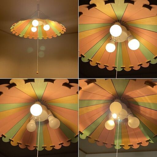 ナカオランプ 木製 ハンドメイド 照明 ペンダントライト NRH-1402