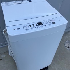 【分解洗浄済み！2020年製】5.5kg洗濯機‼️ハイセンス‼️...
