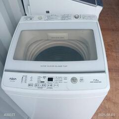🉐セール🉐A066　 アクア　22年モデル　洗濯機　容量7㌔   人気モデルの画像