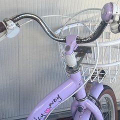 子供用自転車/18インチ/パープル/紫 (F) 姶良の子供用自転車の