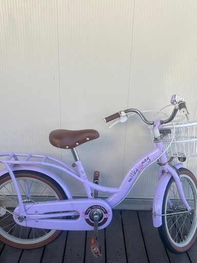子供用自転車/18インチ/パープル/紫 (F) 姶良の子供用自転車の