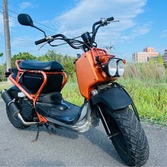 【New】実働 BT新品 ズーマー ホンダ AF58 4スト原付 スクーター キャブタイプ ステンレスマフラー付きの画像