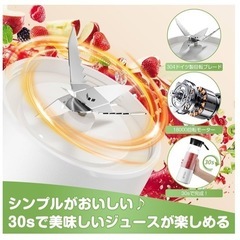 ミキサー ジューサー 500ml ハンドミキサー スムージー ブレンダー 野菜 果物 米国PCT-G素材の画像