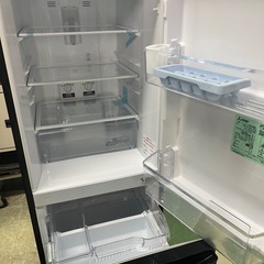 ジャングルジャングル貝塚店 146L冷蔵庫 三菱 MR-P15E 2019年製 2ドア冷蔵庫 中古 黒 ブラック 貝塚市 洗浄済み リサイクルショップ リユースの画像